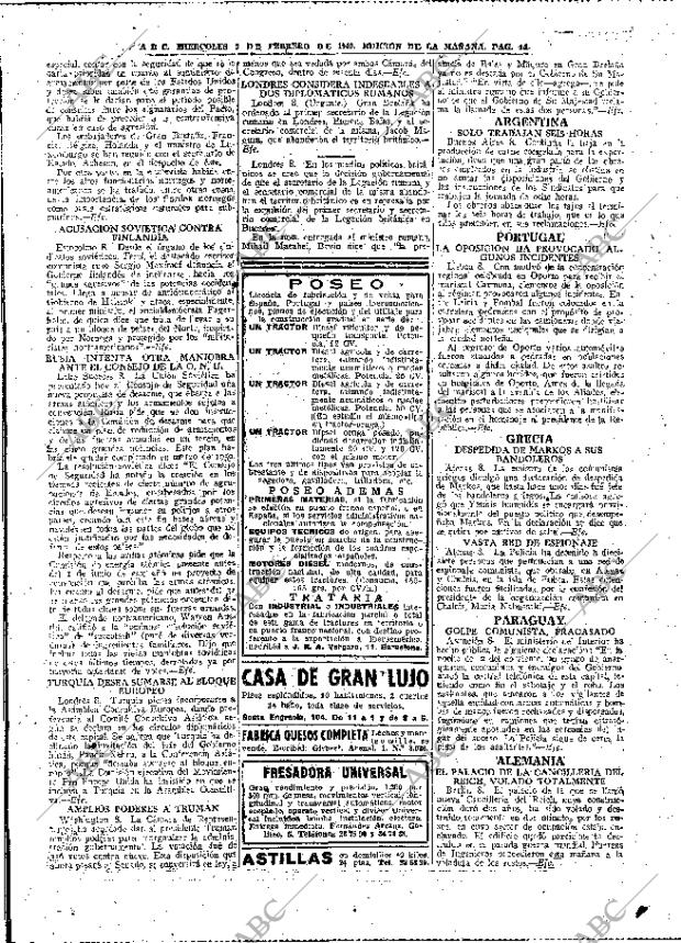 ABC MADRID 09-02-1949 página 14