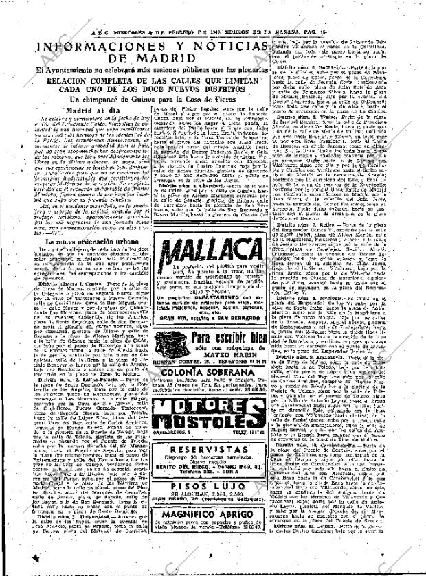 ABC MADRID 09-02-1949 página 15