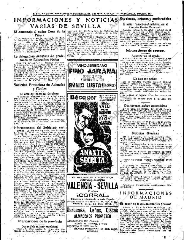 ABC SEVILLA 09-02-1949 página 11