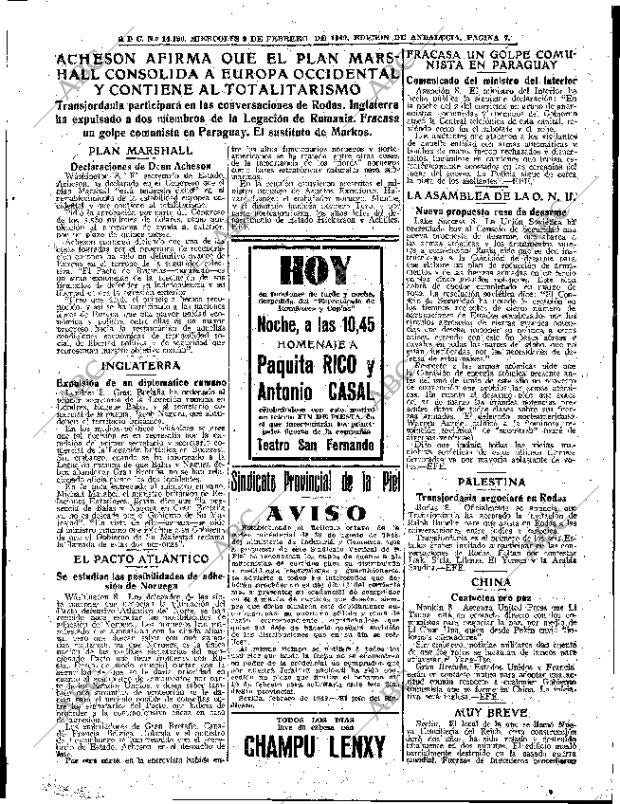 ABC SEVILLA 09-02-1949 página 7