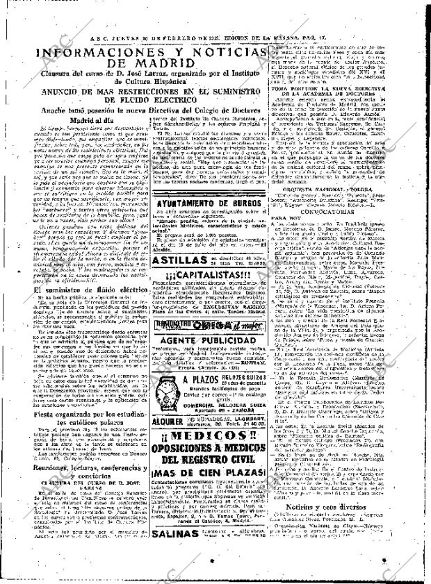 ABC MADRID 10-02-1949 página 17