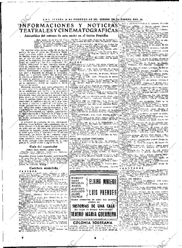 ABC MADRID 10-02-1949 página 20