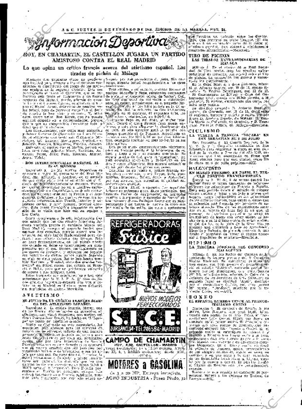 ABC MADRID 10-02-1949 página 21