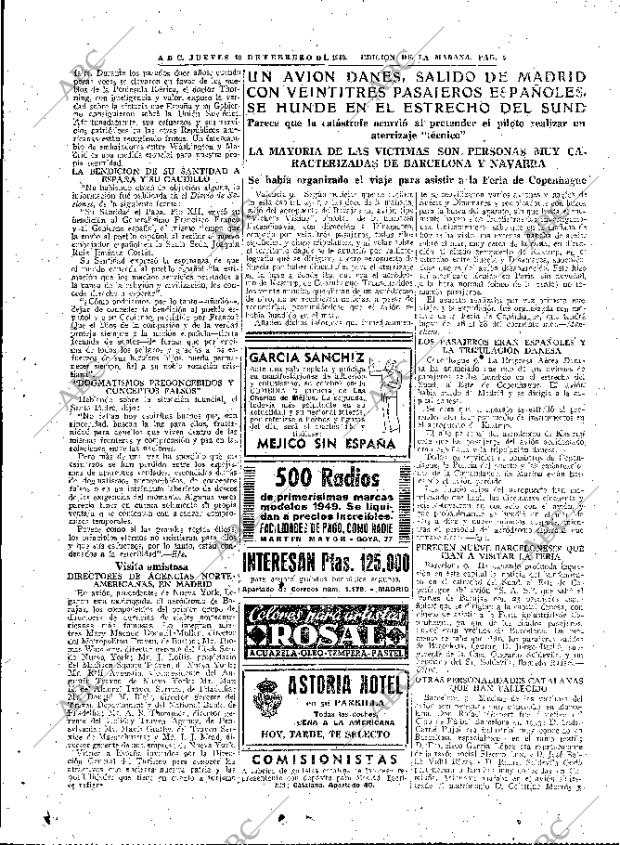 ABC MADRID 10-02-1949 página 9