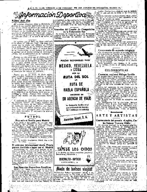 ABC SEVILLA 11-02-1949 página 11