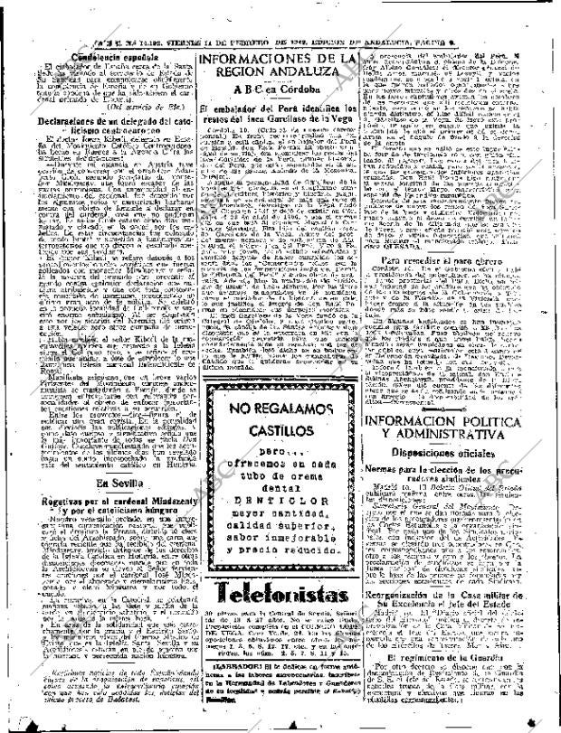 ABC SEVILLA 11-02-1949 página 6
