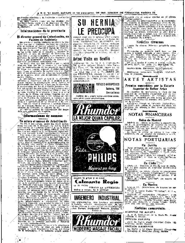 ABC SEVILLA 12-02-1949 página 10