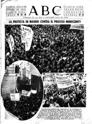 ABC MADRID 15-02-1949 página 1