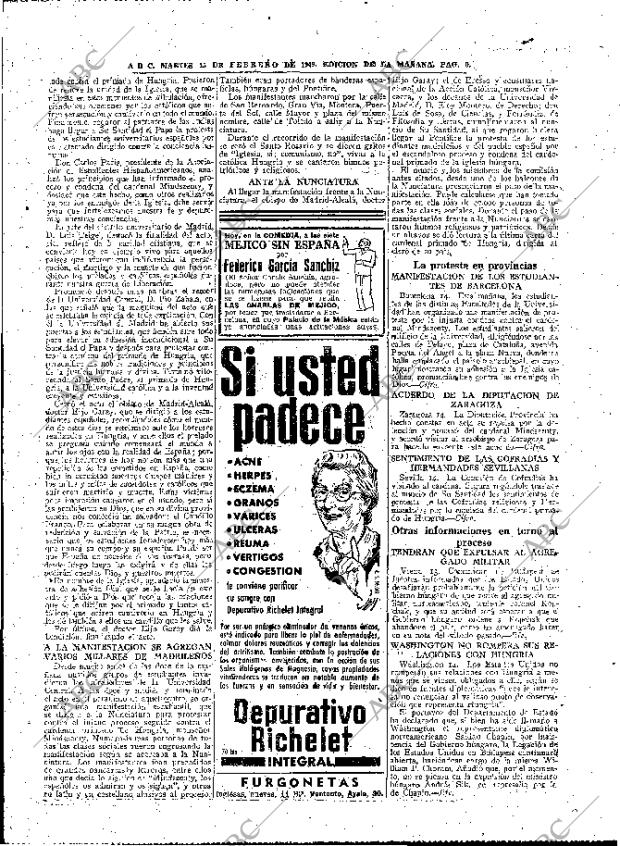 ABC MADRID 15-02-1949 página 9