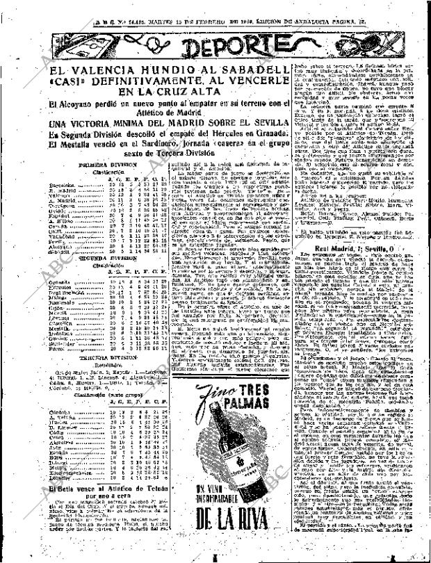 ABC SEVILLA 15-02-1949 página 13