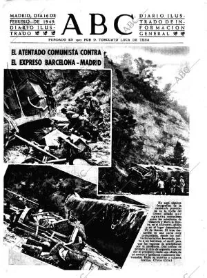 ABC MADRID 16-02-1949 página 1