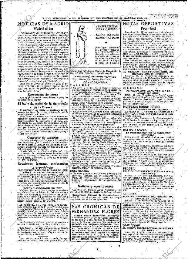 ABC MADRID 16-02-1949 página 16