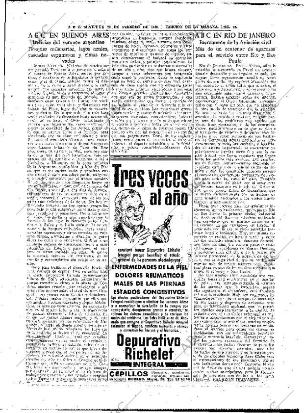 ABC MADRID 22-02-1949 página 15