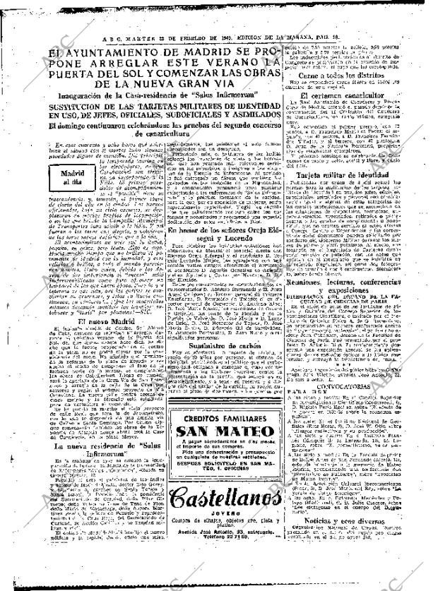 ABC MADRID 22-02-1949 página 16