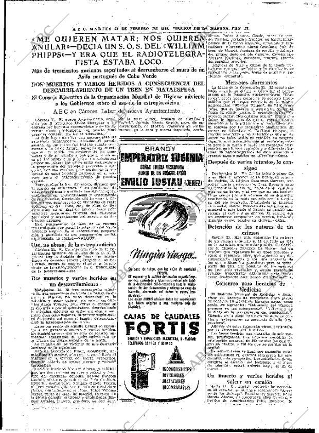 ABC MADRID 22-02-1949 página 17