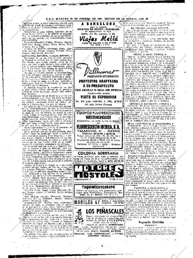 ABC MADRID 22-02-1949 página 22