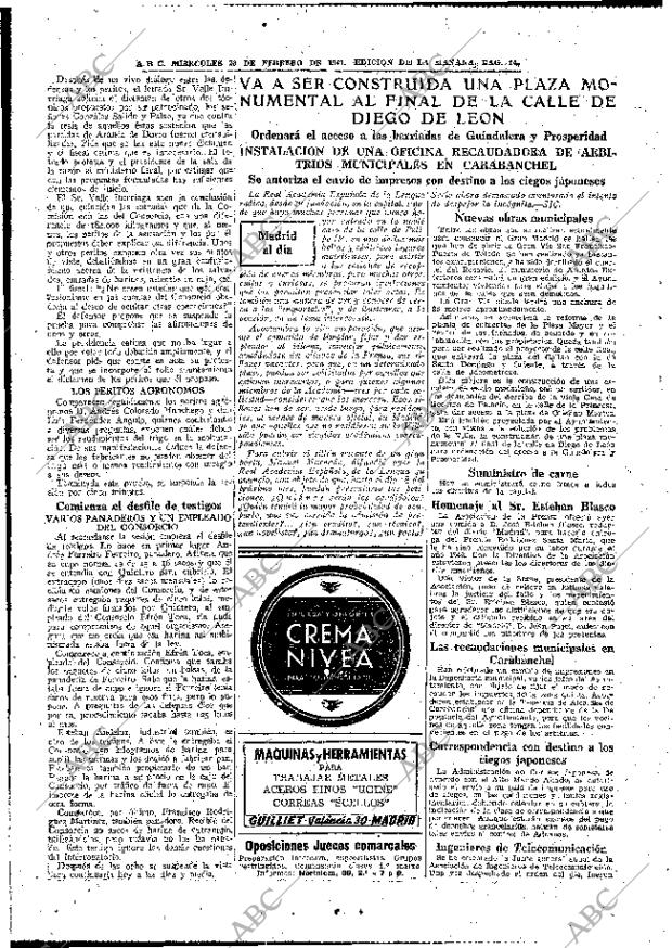 ABC MADRID 23-02-1949 página 14