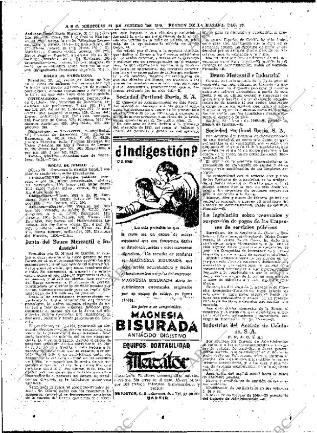 ABC MADRID 23-02-1949 página 18