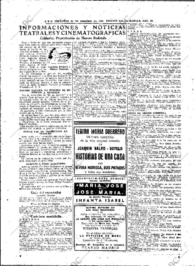 ABC MADRID 23-02-1949 página 20