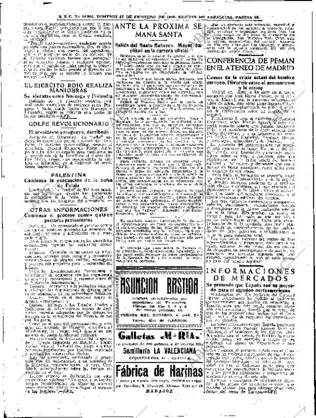 ABC SEVILLA 27-02-1949 página 10