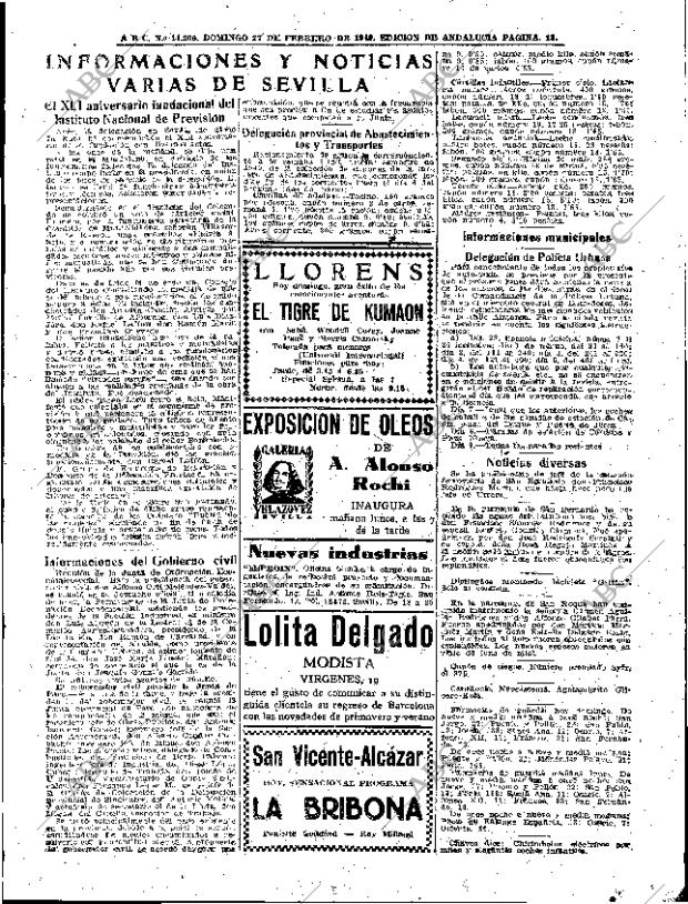 ABC SEVILLA 27-02-1949 página 13