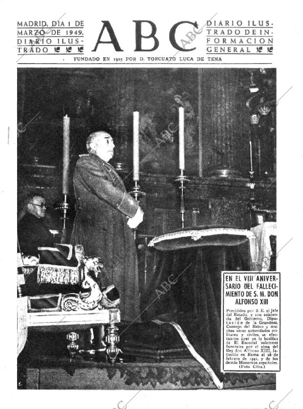 ABC MADRID 01-03-1949 página 1