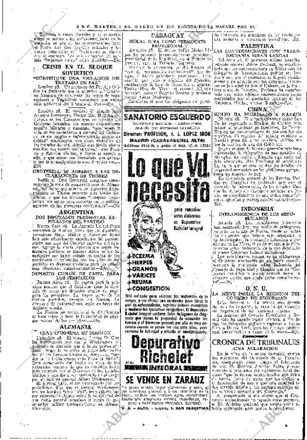 ABC MADRID 01-03-1949 página 11