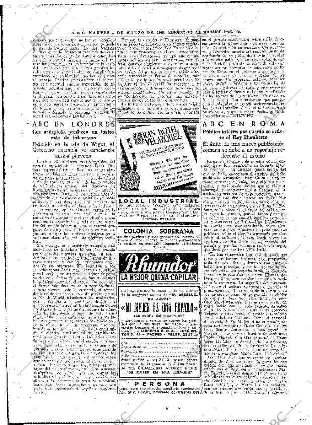 ABC MADRID 01-03-1949 página 14
