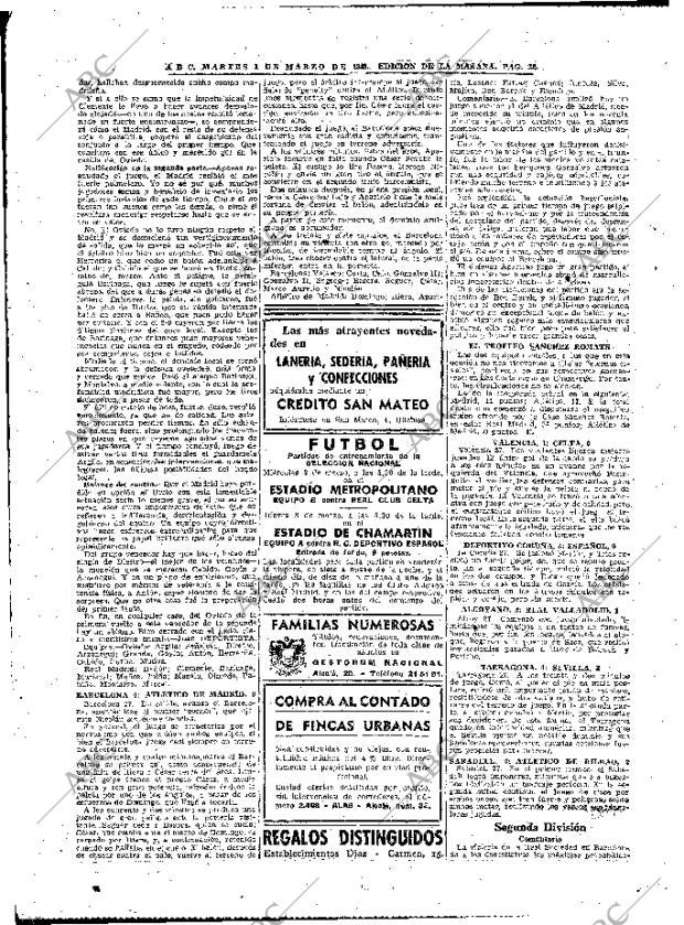 ABC MADRID 01-03-1949 página 22