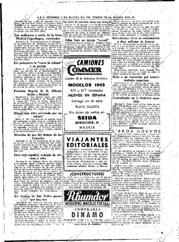 ABC MADRID 09-03-1949 página 16