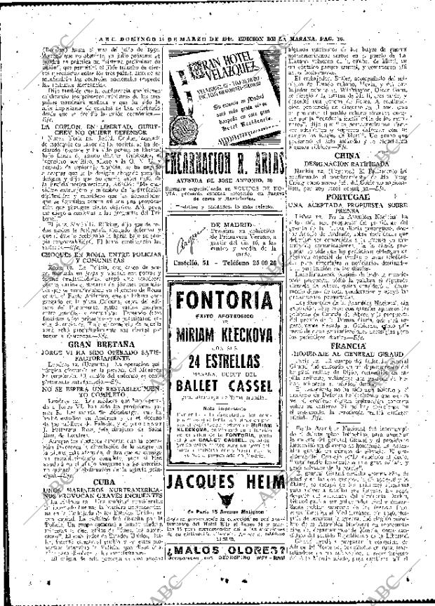 ABC MADRID 13-03-1949 página 16