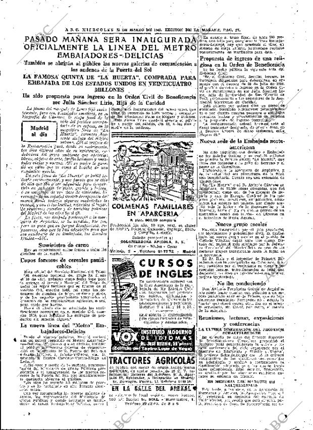 ABC MADRID 23-03-1949 página 17