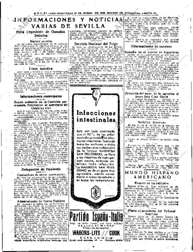 ABC SEVILLA 23-03-1949 página 11