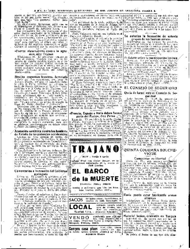 ABC SEVILLA 23-03-1949 página 4