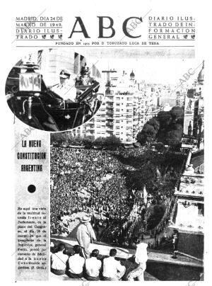 ABC MADRID 24-03-1949 página 1