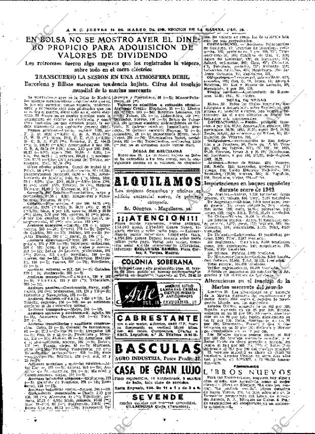 ABC MADRID 24-03-1949 página 16