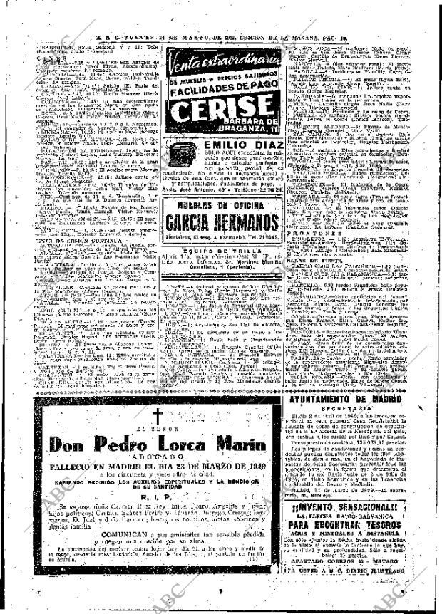 ABC MADRID 24-03-1949 página 19