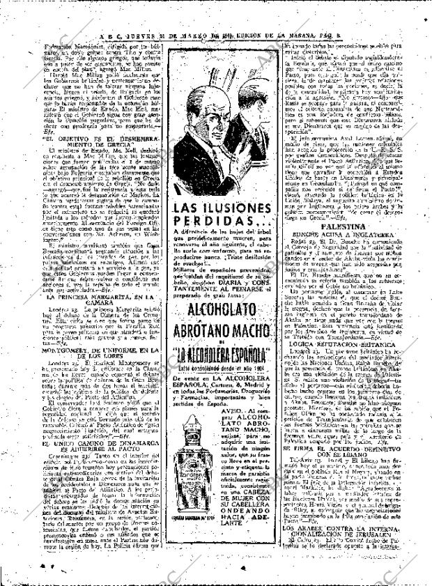 ABC MADRID 24-03-1949 página 8