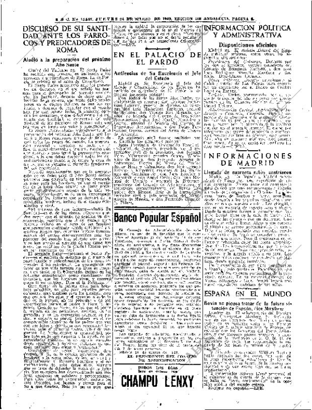 ABC SEVILLA 24-03-1949 página 6