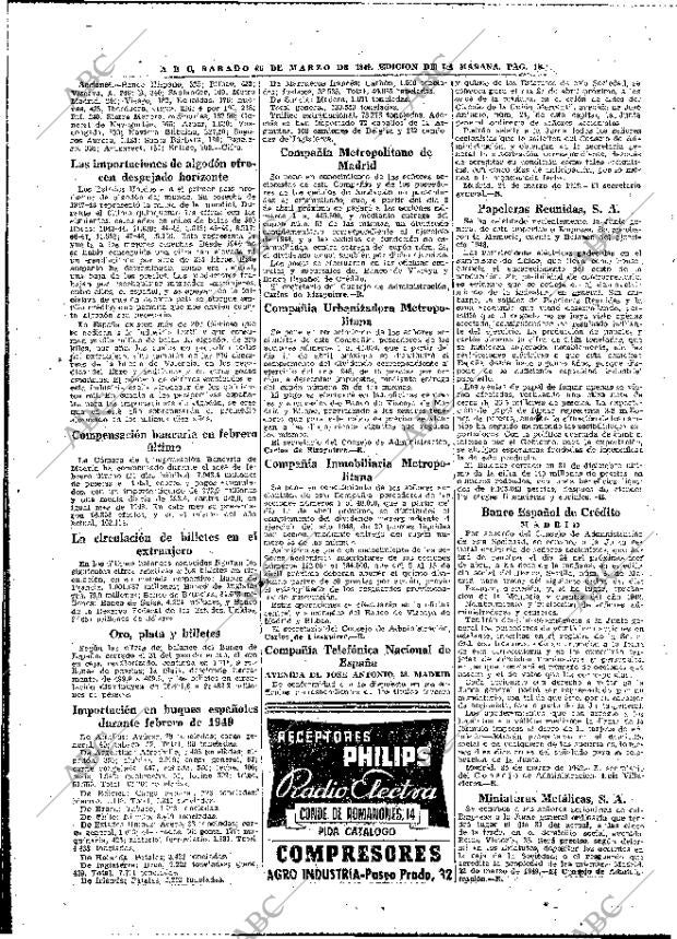ABC MADRID 26-03-1949 página 18