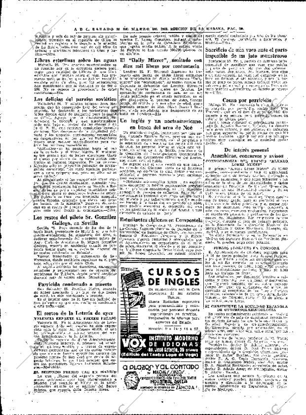 ABC MADRID 26-03-1949 página 20