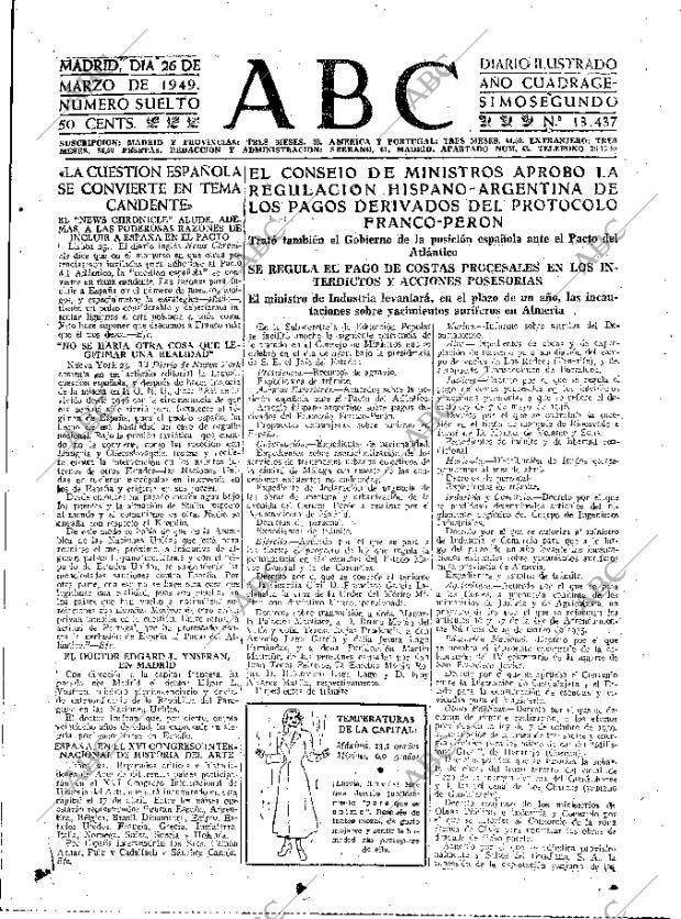 ABC MADRID 26-03-1949 página 7
