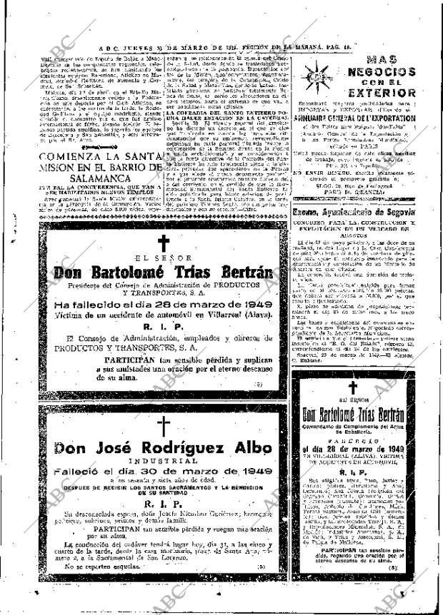 ABC MADRID 31-03-1949 página 19