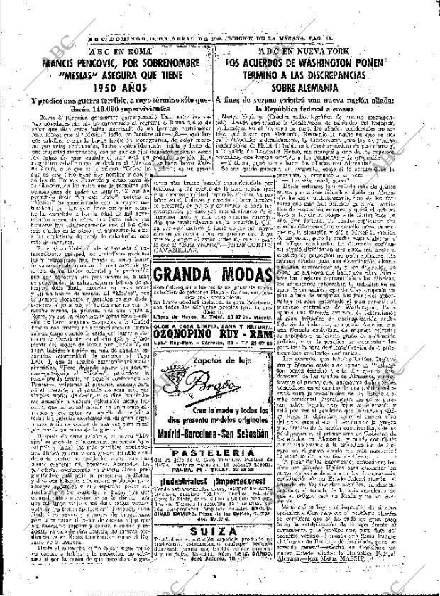 ABC MADRID 10-04-1949 página 19