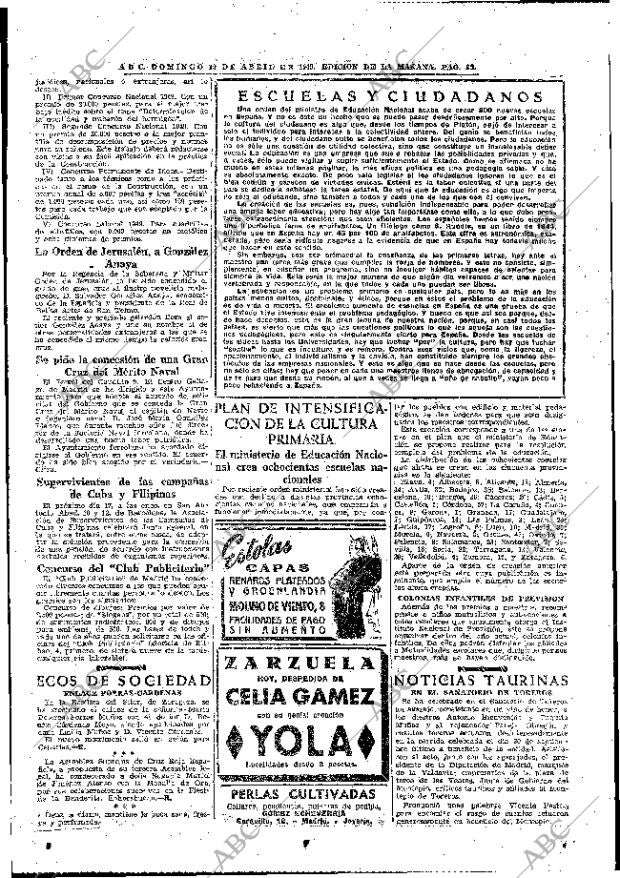 ABC MADRID 10-04-1949 página 22