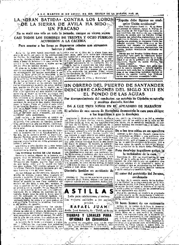 ABC MADRID 12-04-1949 página 19