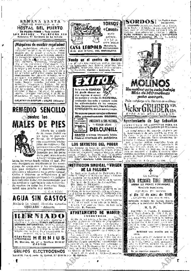 ABC MADRID 13-04-1949 página 23