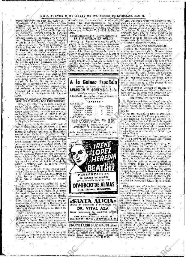 ABC MADRID 14-04-1949 página 14