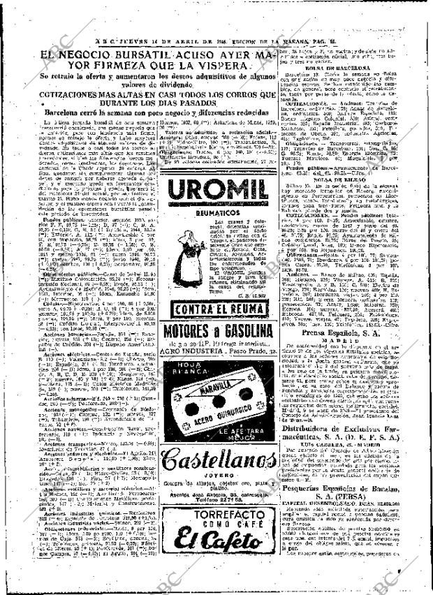 ABC MADRID 14-04-1949 página 16