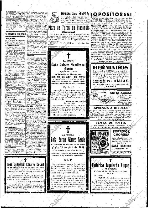 ABC MADRID 14-04-1949 página 23